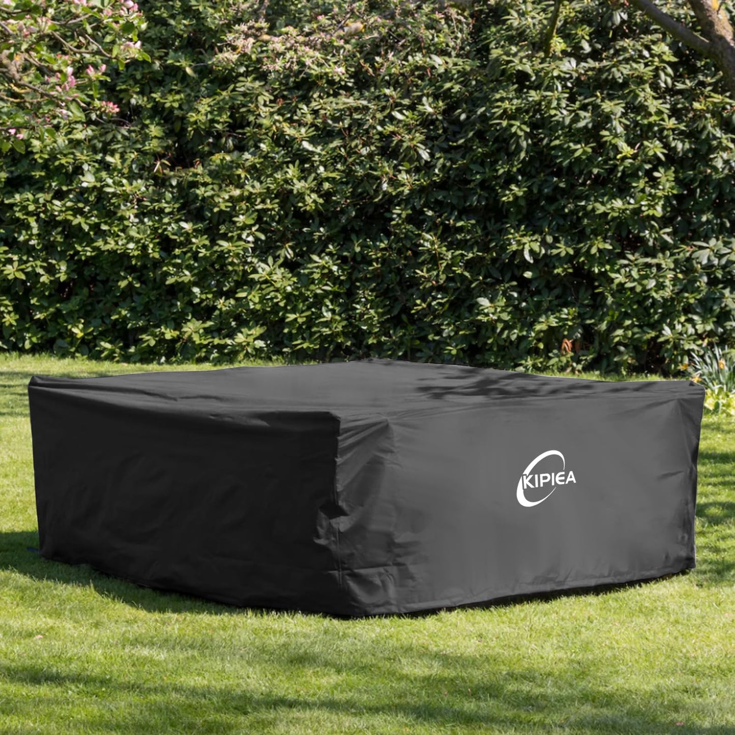 Kipiea Patio Furniture Covers Waterproof Winter, Heavy-Duty 420D Outdoor Furniture Covers Waterproof, Rectangular Patio Table Set Covers, No Tears Anti UV No Fading