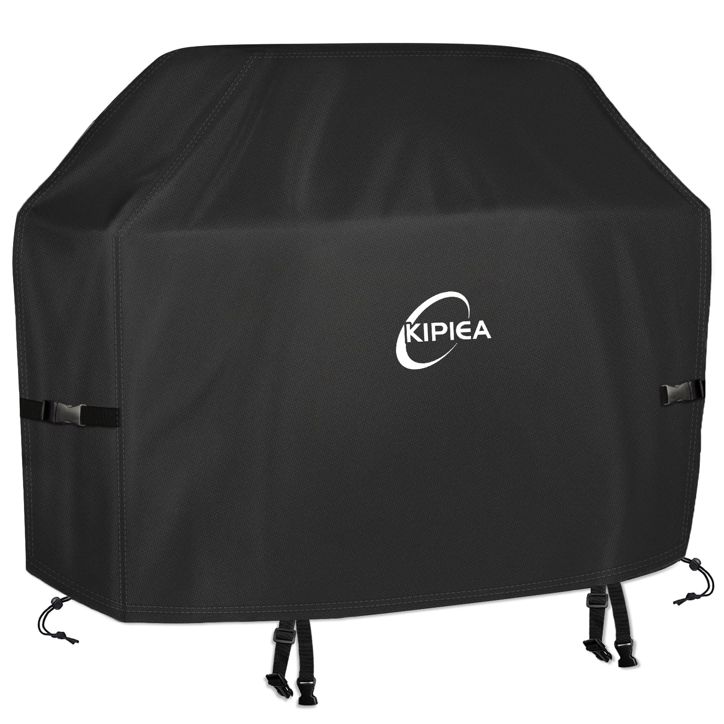 Kipiea Upgrade BBQ Covers, Heavy-Duty Barbecue Covers, Universal Gas Grill Covers with 4 Windproof Buckles, No Tears Anti UV No Fading