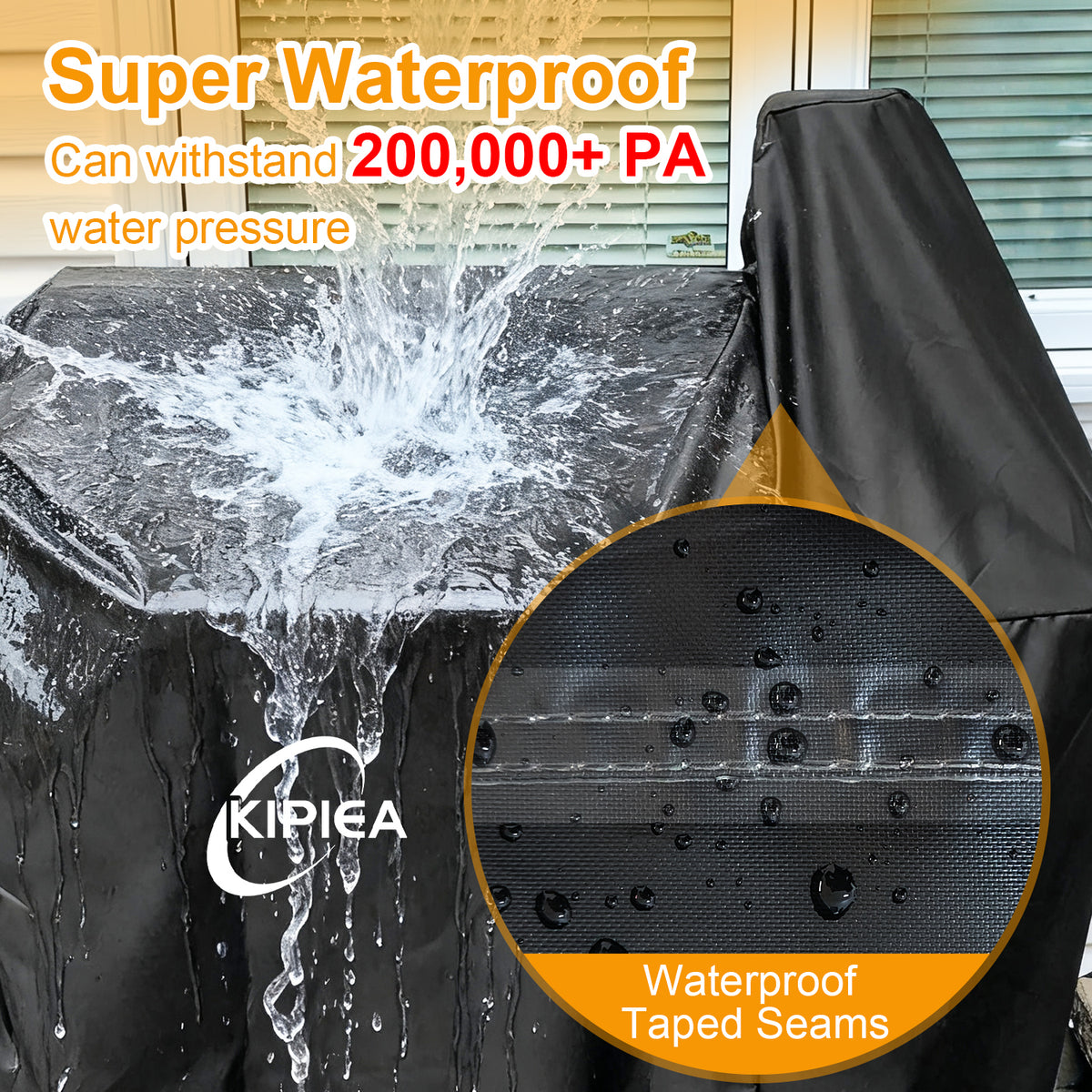 KIPIEA Pellet Grill Cover Compatible with Pit Boss Grills