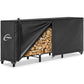 KIPIEA Firewood Rack Cover for Outdoor Log Storage