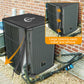 KIPIEA 2-in-1 Outdoor AC Unit Cover with Detachable Waterproof Top