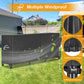 KIPIEA Firewood Rack Cover for Outdoor Log Storage