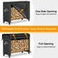 KIPIEA Firewood Rack Cover for Outdoor Log Storage