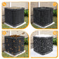 KIPIEA 2-in-1 Outdoor AC Unit Cover with Detachable Waterproof Top