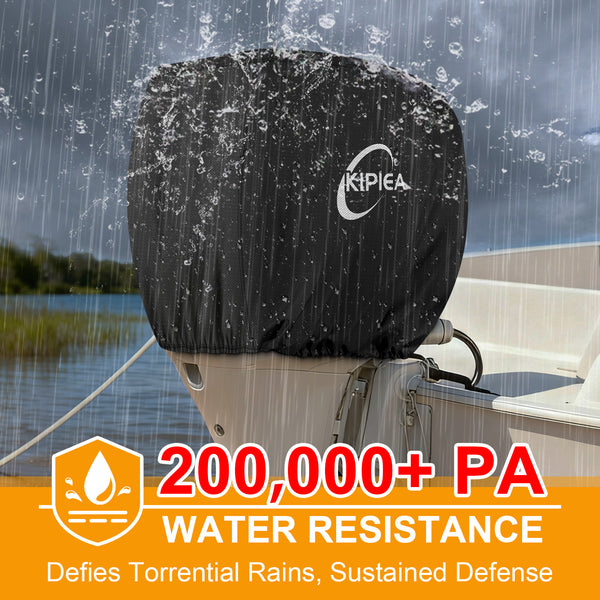 KIPIEA Outboard Motor Covers for Boat Motors