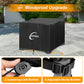 KIPIEA Square Fire Pit Cover for Outdoor Fire Tables