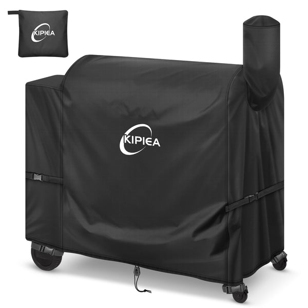 KIPIEA Pellet Grill Cover Compatible with Traeger Grills