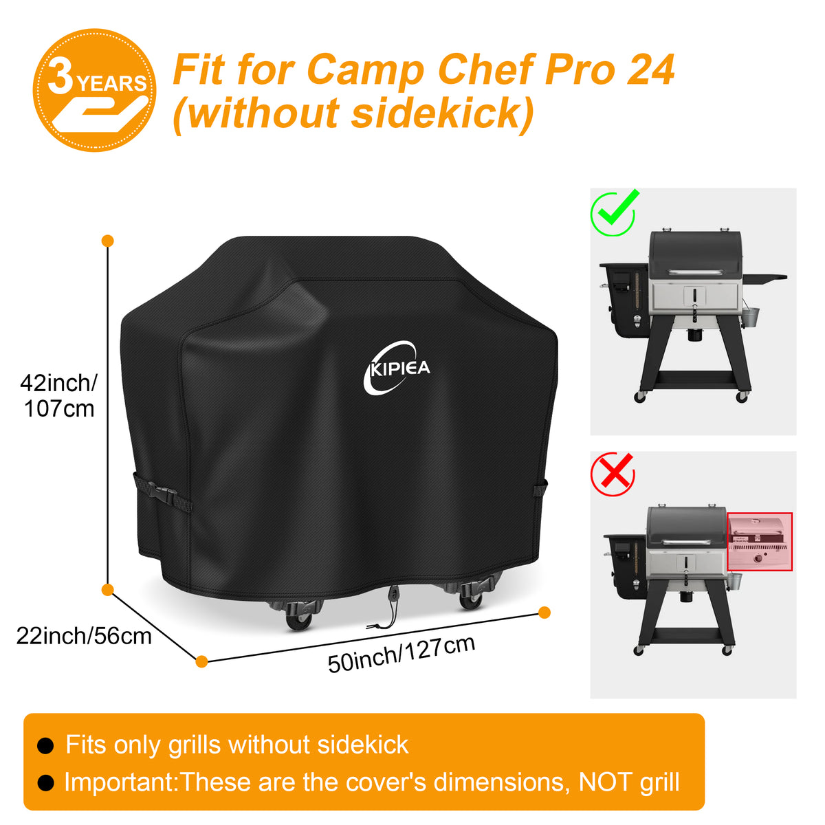 KIPIEA Pellet Grill Cover Compatible with Pit Boss Grills
