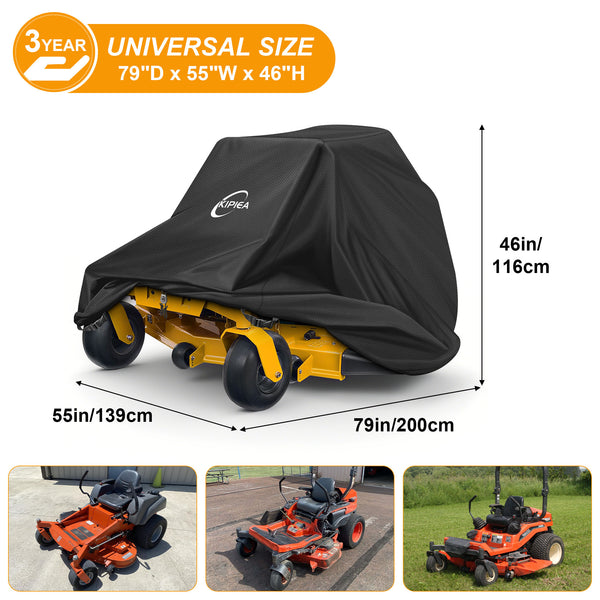 KIPIEA Zero Turn Mower Covers for Outdoor Lawn Mowers