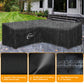 Funda Kipiea 600D en forma de V para muebles de patio, impermeable, resistente al viento, para sofá seccional de exterior, anti-UV, resistente a desgarros y decoloración. 