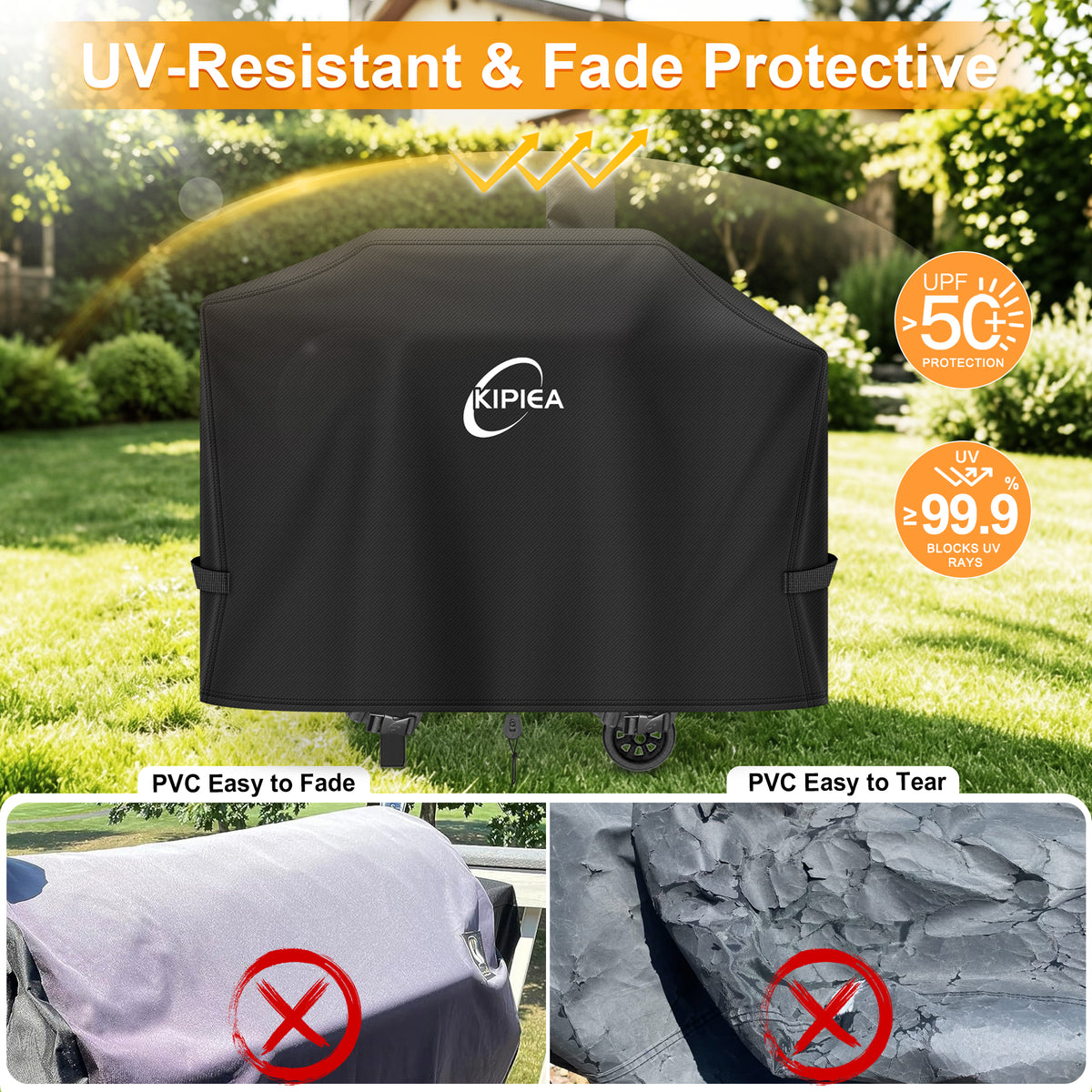 KIPIEA Pellet Grill Cover Compatible with Pit Boss Grills