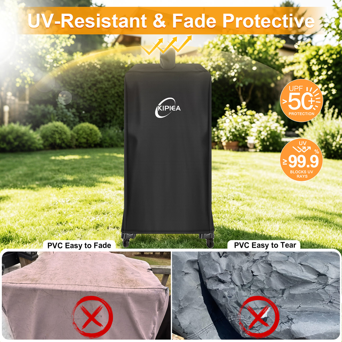 KIPIEA Pellet Grill Cover Compatible with Pit Boss Grills