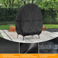 Fundas Kipiea para sillas de patio, impermeables, resistentes al agua, para exteriores, con cremallera impermeable, 420D, para columpios dobles, resistentes al viento, a los rayos UV y a los desgarros (hasta 203 cm de ancho x 230 cm de alto).