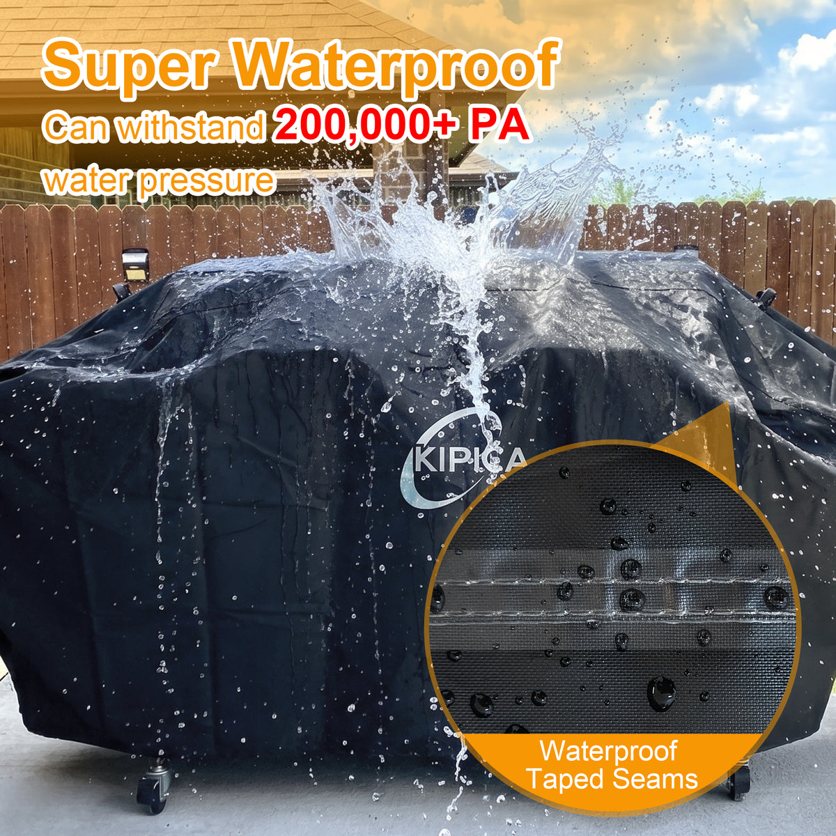 KIPIEA Pellet Grill Cover Compatible with Pit Boss Grills