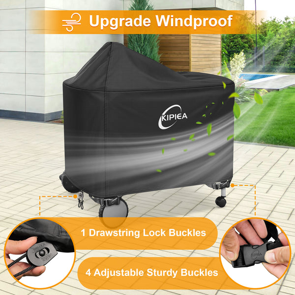 KIPIEA Grill Cover for Weber Performer Charcoal Grills