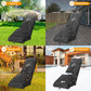 Funda impermeable para cortacésped Kipiea 600D, resistente y universal, para cortacéspedes manuales. Resistente a los rayos UV, la intemperie y los desgarros. Incluye 4 hebillas y 2 cordones.