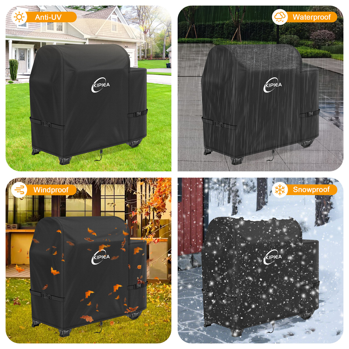 KIPIEA Pellet Grill Cover Compatible with Pit Boss Grills