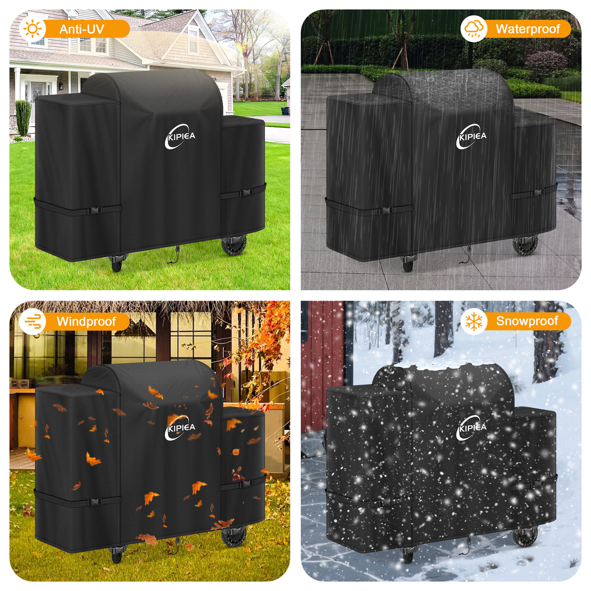 KIPIEA Pellet Grill Cover Compatible with Pit Boss Grills