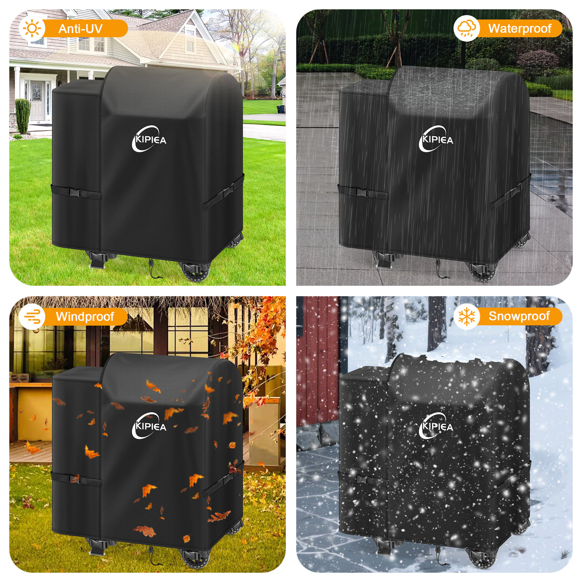 KIPIEA Pellet Grill Cover Compatible with Pit Boss Grills