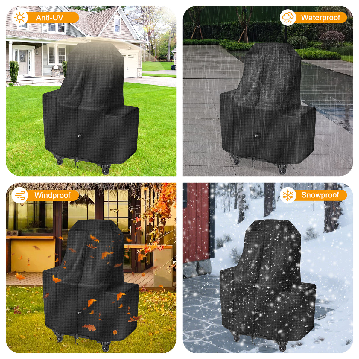 KIPIEA Pellet Grill Cover Compatible with Pit Boss Grills